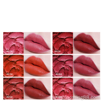 Benutzerdefinierte Make -up -Lippenstifte Logo anpassen Marke Matte